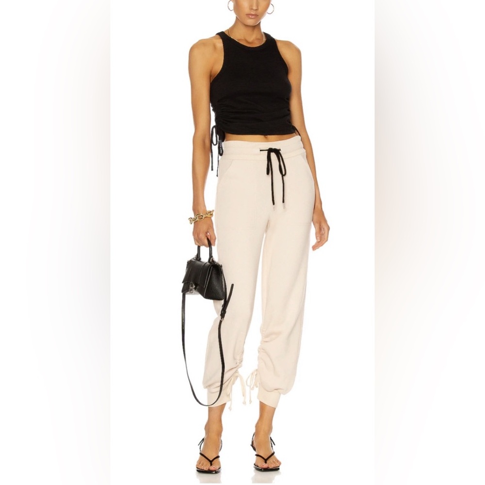 The Range Stark Jumbo Waffle Knit Gathered Jogger